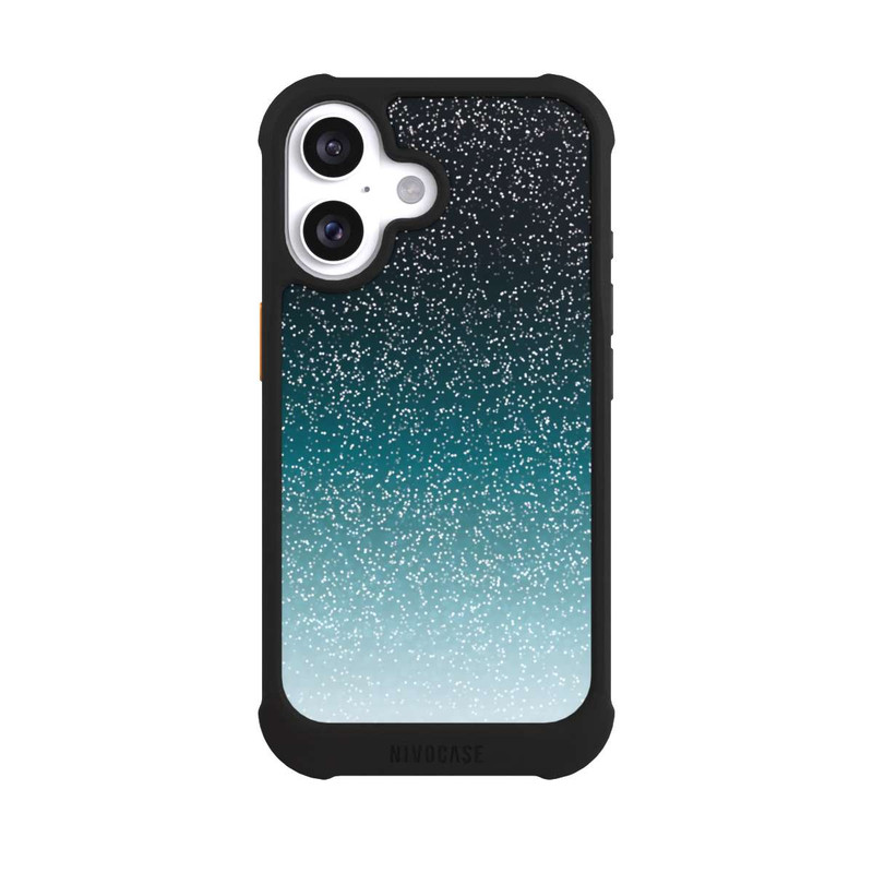 iPhone 16 NIVOmax Glitter Nightfall Look