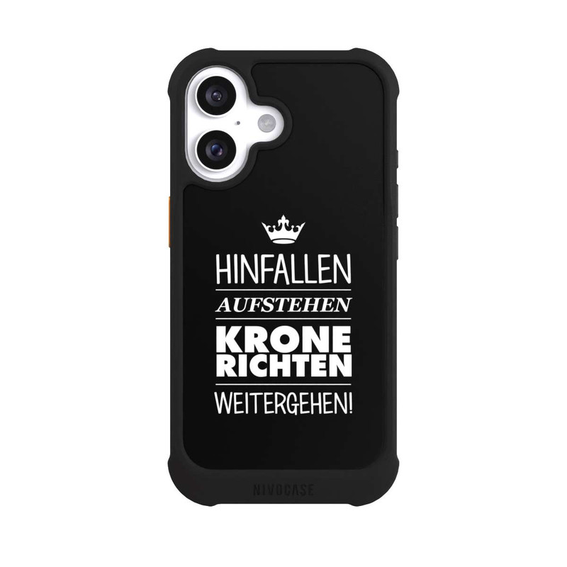 iPhone 16 NIVOmax Krone Richten
