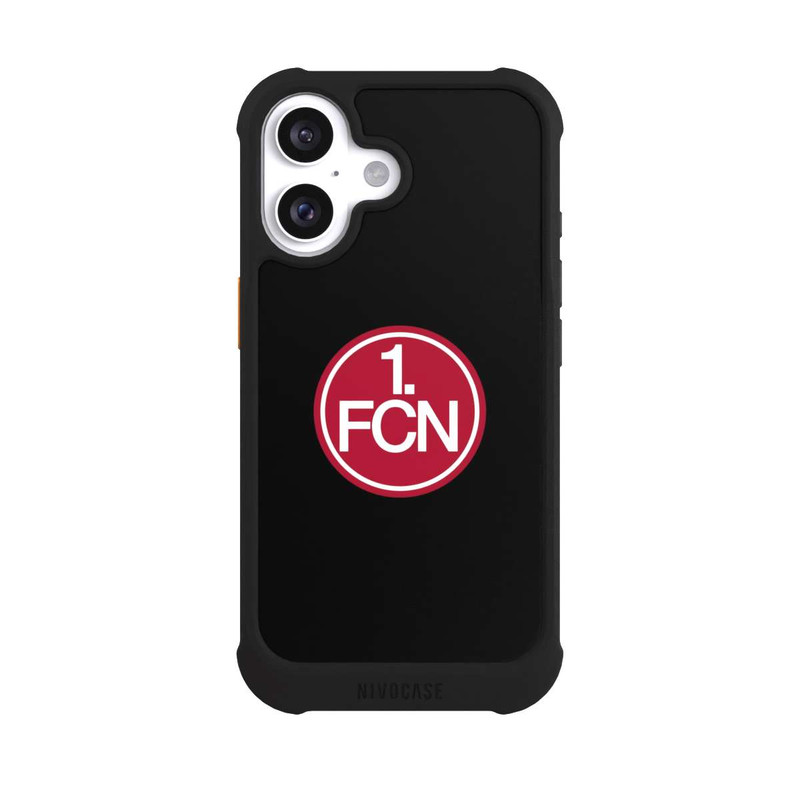 iPhone 16 NIVOmax Schwarz mit FCN Logo