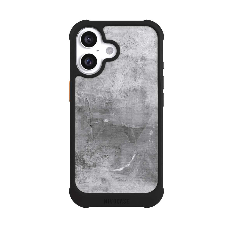 iPhone 16 NIVOmax Graue Betonwand 2