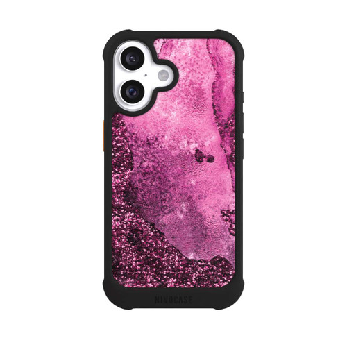 Apple iPhone 16 NIVOmax Pink Glitter Marble 2
