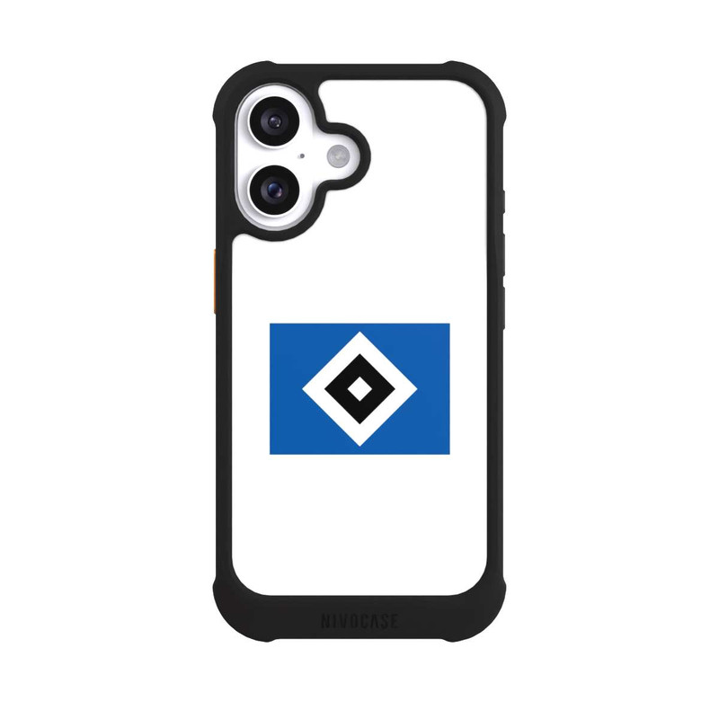 iPhone 16 NIVOmax HSV Blanc / Bleu