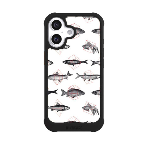 Apple iPhone 16 NIVOmax Fishes in Geometrics