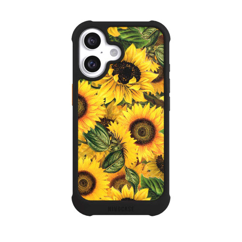 Apple iPhone 16 NIVOmax Sonnenblumenmuster