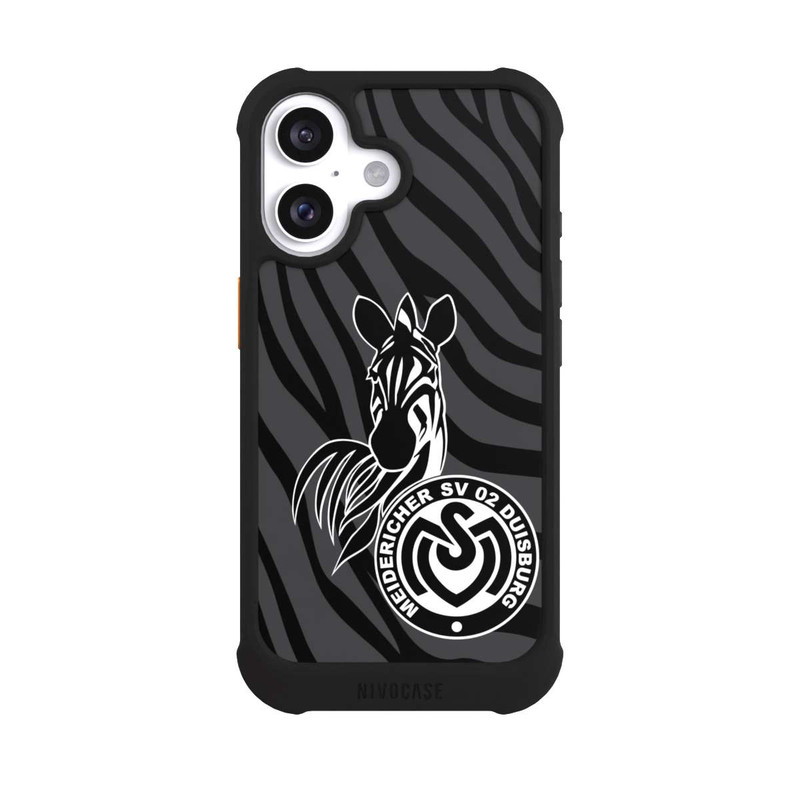 iPhone 16 NIVOmax Zebra Dunkel - MSV