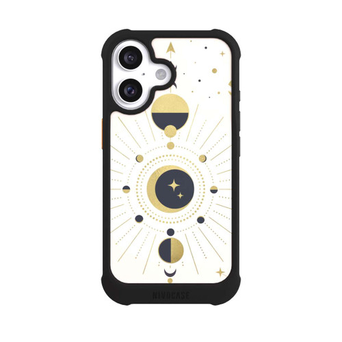 Apple iPhone 16 NIVOmax Abstract Rose Gold Look