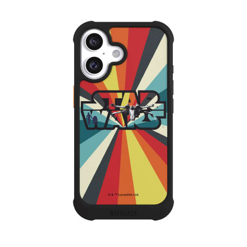 Apple iPhone 16 NIVOmax Retro X-Wing Star Wars Logo