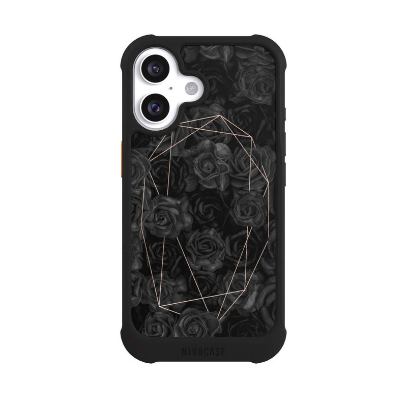 iPhone 16 NIVOmax Schwarze Rosen