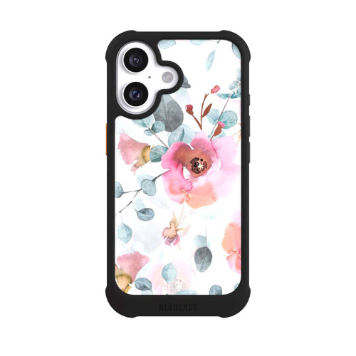 Apple iPhone 16 NIVOmax Watercolour Flower Wallpaper