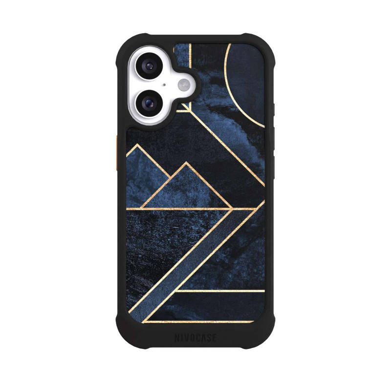 iPhone 16 NIVOmax Modern Wild Gold Print