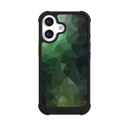 Apple iPhone 16 NIVOmax Polygonal Mosaic Green