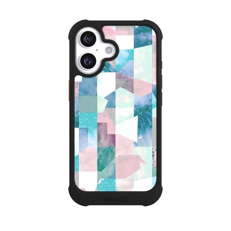 iPhone 16 NIVOmax Collage Textur Pastell