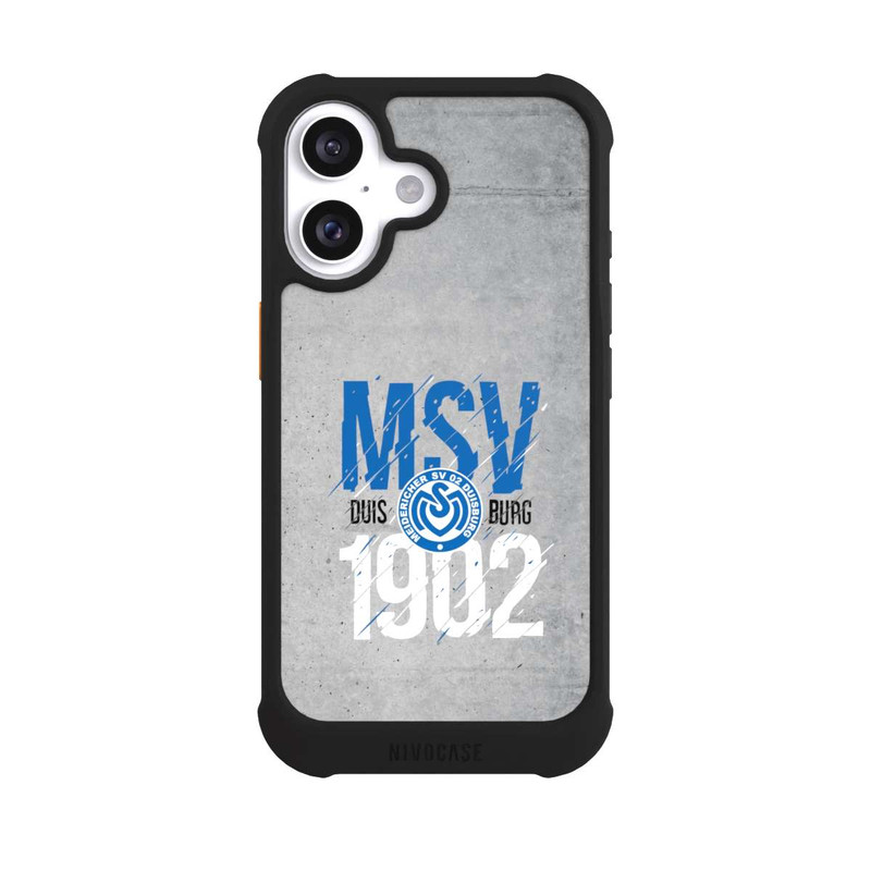 iPhone 16 NIVOmax Logo Grunge MSV