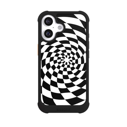 Apple iPhone 16 NIVOmax Black and White Illusion
