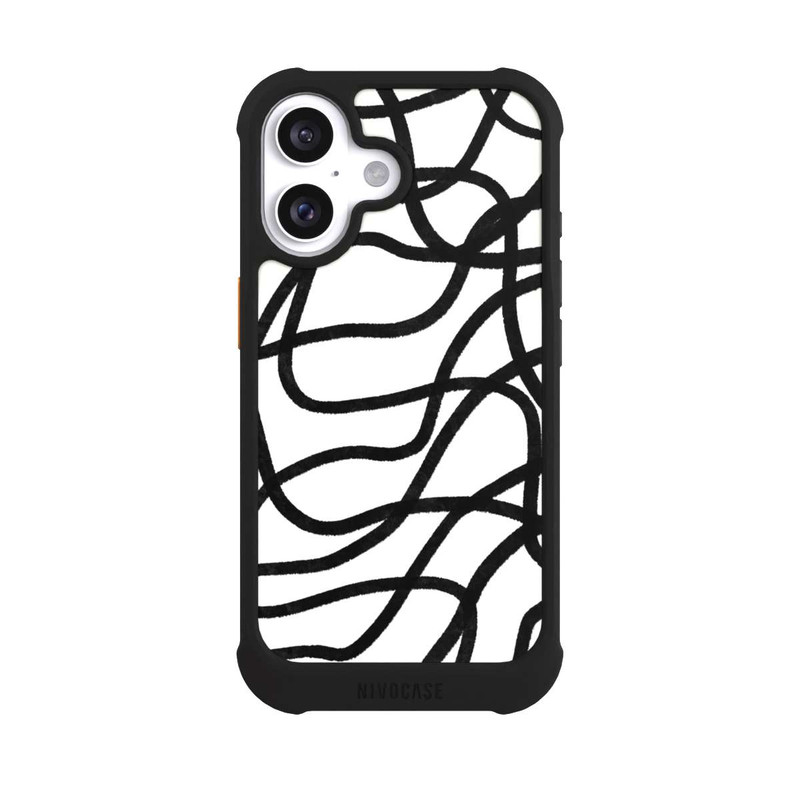 iPhone 16 NIVOmax Schwarze Linien