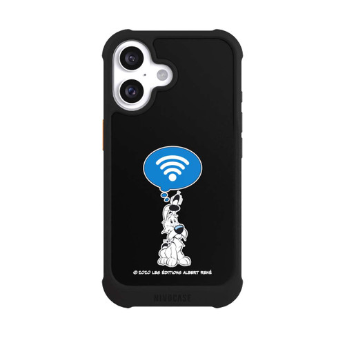 Apple iPhone 16 NIVOmax Idéfix WI-FI Sur Fond Noir