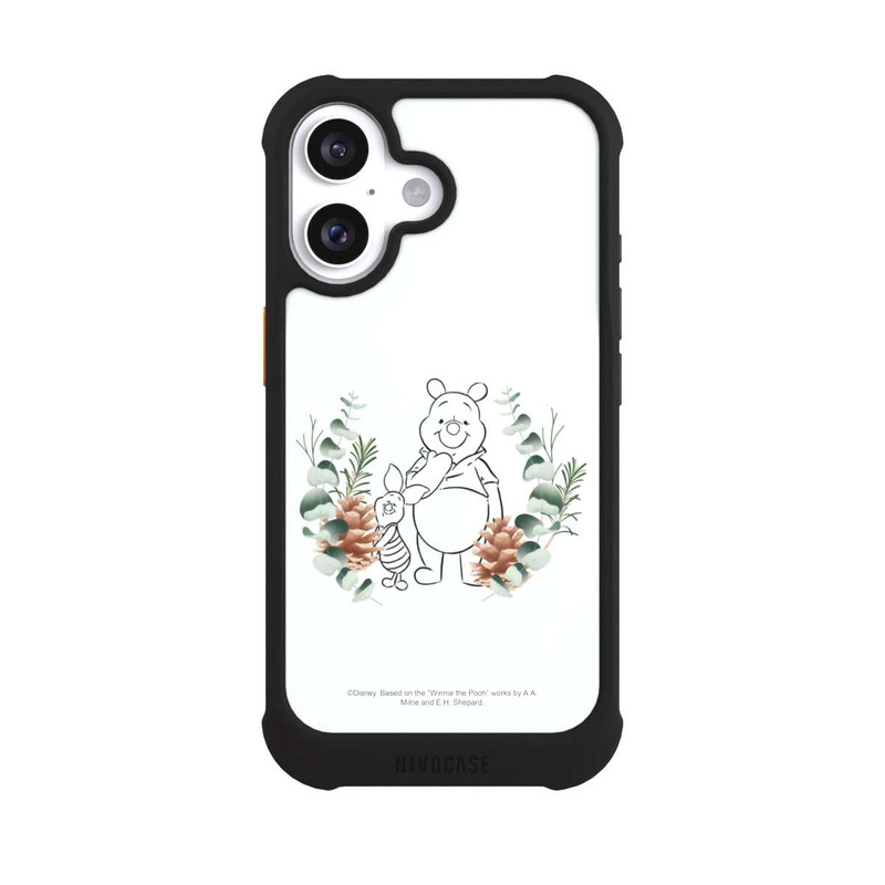 iPhone 16 NIVOmax Grüne Liebe Puuh und Ferkel