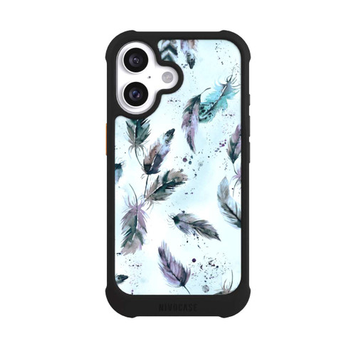 Apple iPhone 16 NIVOmax Magical Feathers Soft Blue
