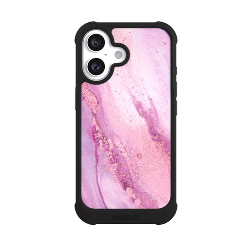 Apple iPhone 16 NIVOmax Purple Marble Wall Ink