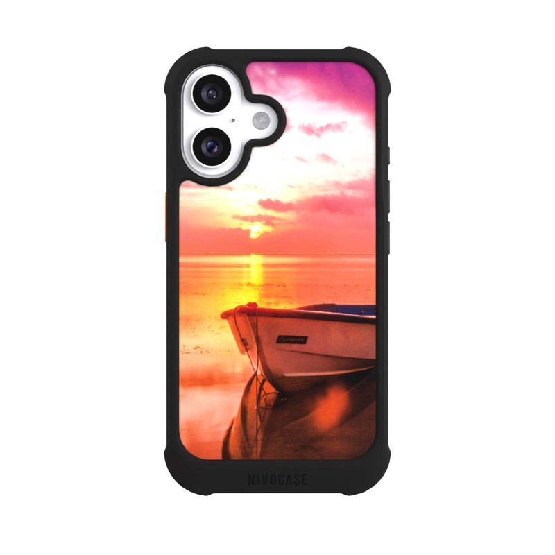 iPhone 16 NIVOmax Beach Dawn Boat