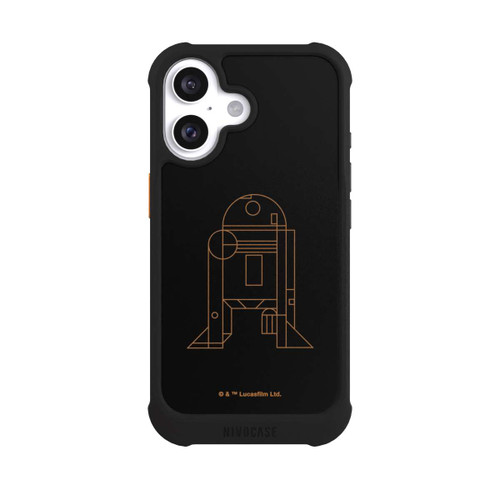 Apple iPhone 16 NIVOmax R2D2 Dessin au trait