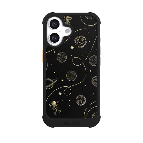 Apple iPhone 16 NIVOmax Planeten Gold