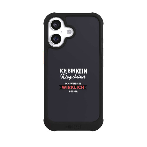 Apple iPhone 16 NIVOmax Ich bin kein Klugscheisser