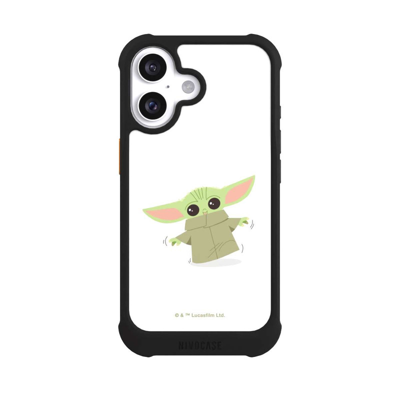 iPhone 16 NIVOmax Baby Yoda läuft