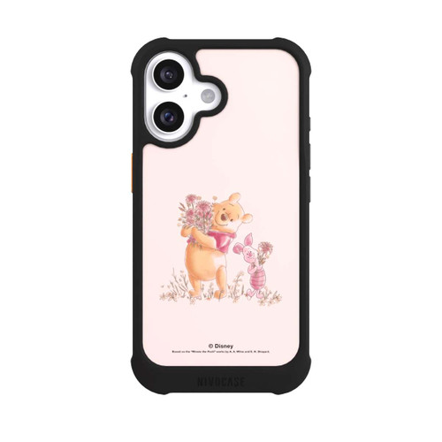 Apple iPhone 16 NIVOmax Winnie the Pooh and Piglet Flowers