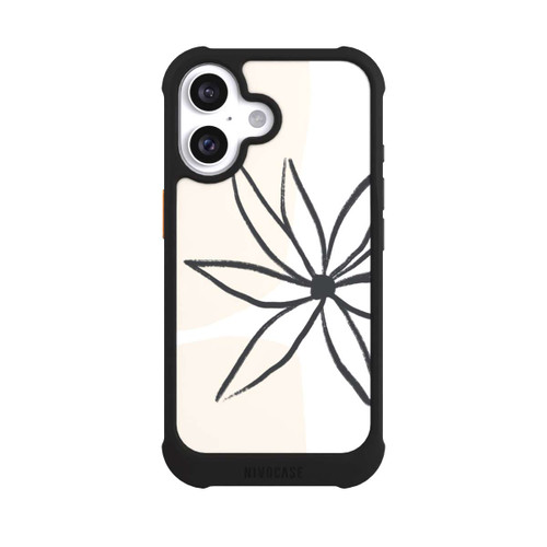 Apple iPhone 16 NIVOmax Blume und Creme