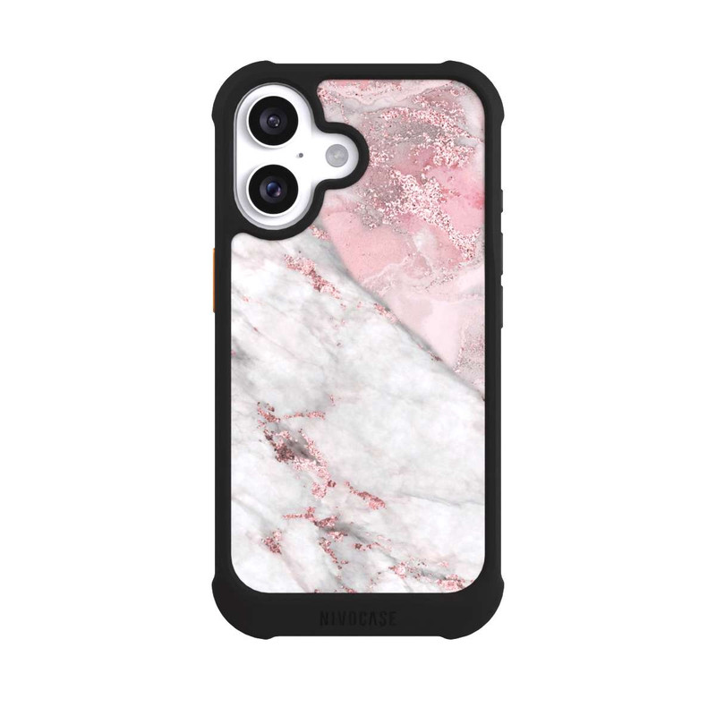 iPhone 16 NIVOmax Rosa Marmor 3