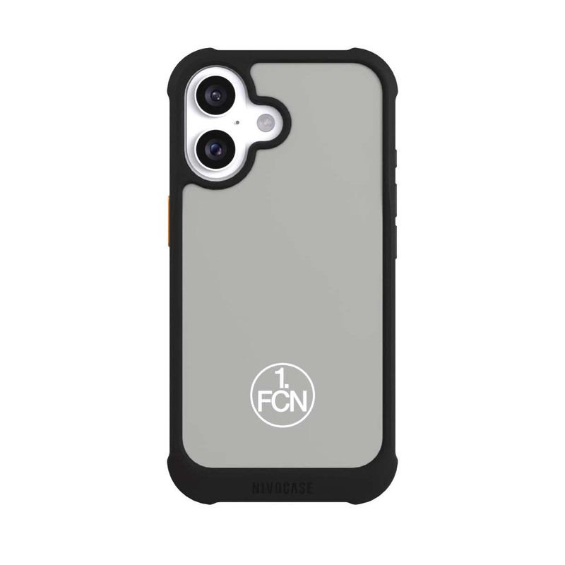 iPhone 16 NIVOmax Logo Grau 