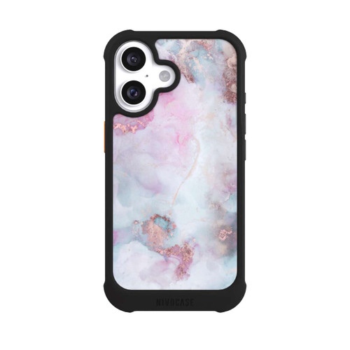 Apple iPhone 16 NIVOmax Alcohol Ink Marble Blue