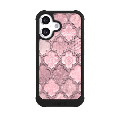 Apple iPhone 16 NIVOmax Morocco Tile Pink