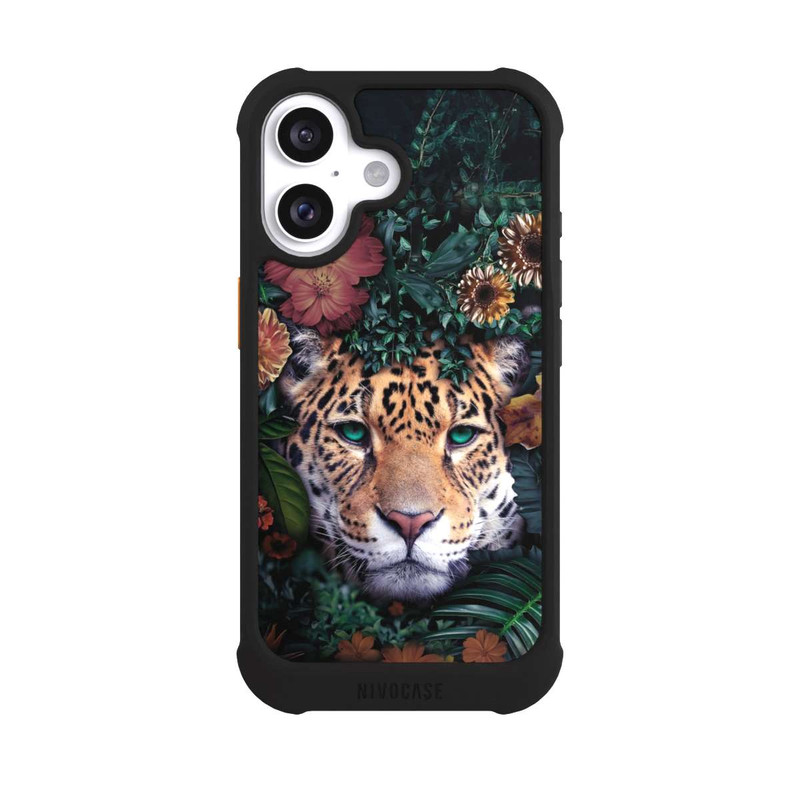 iPhone 16 NIVOmax Jaguar dans la jungle verte