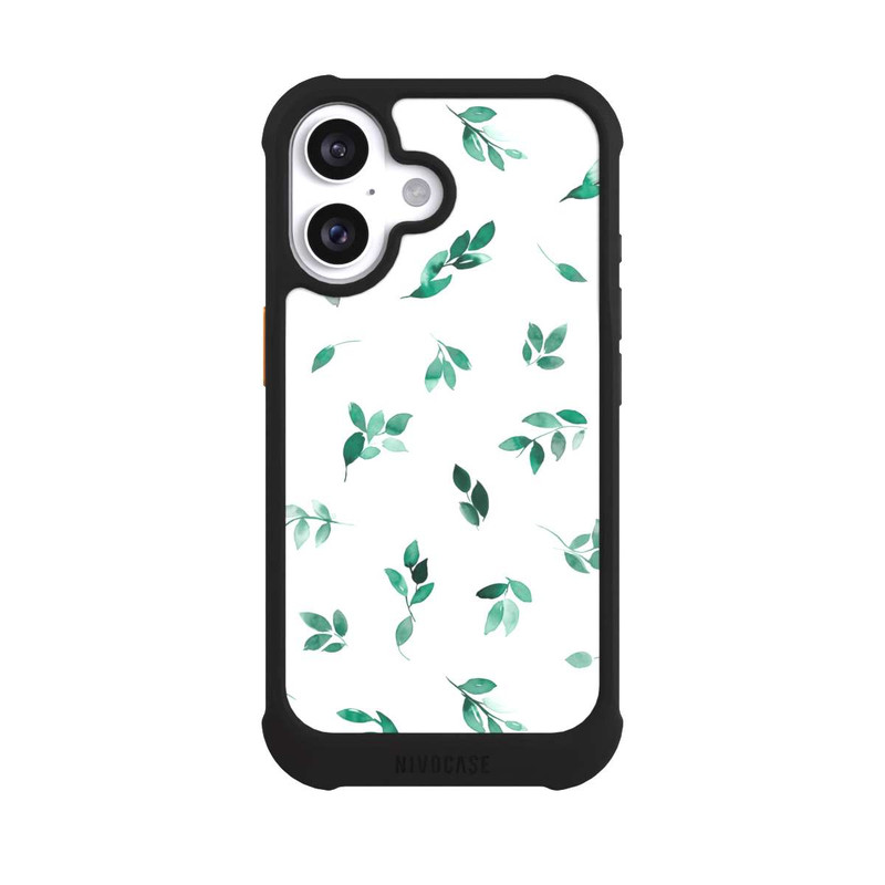 iPhone 16 NIVOmax Herbstblätter grüner Eukalyptus