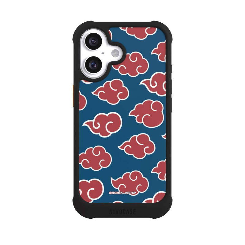 iPhone 16 NIVOmax Akatsuki Pattern Blue