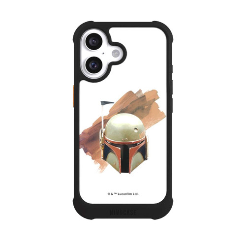 Apple iPhone 16 NIVOmax Boba Fett Helmet White