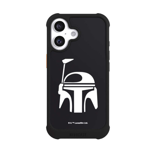 Apple iPhone 16 NIVOmax Boba Fett Helm Schwarz