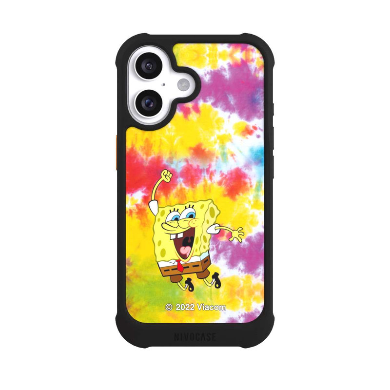iPhone 16 NIVOmax Spongbob Batik Fröhlich