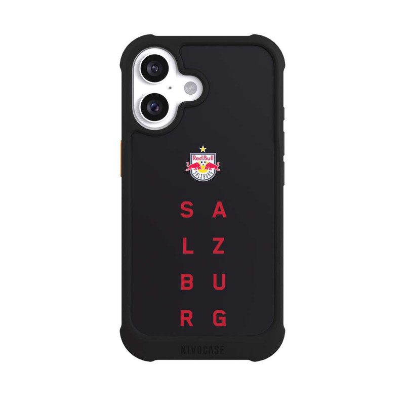 iPhone 16 NIVOmax FC RB Salzburg Schriftzug Rot