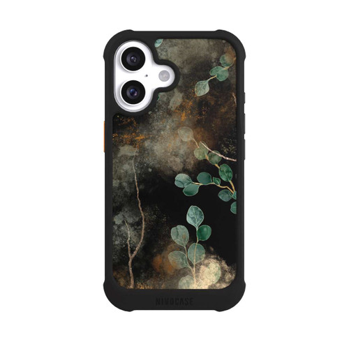 Apple iPhone 16 NIVOmax Eucalyptus en Fond