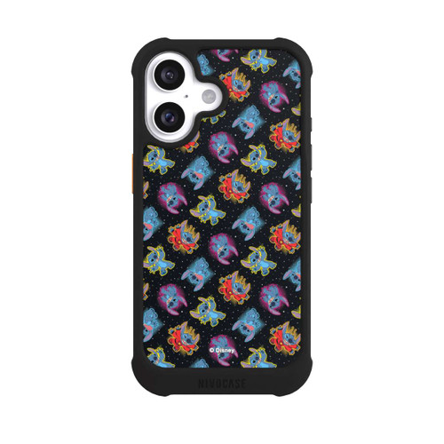 Apple iPhone 16 NIVOmax Stitch Pattern Black