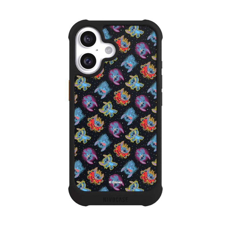 iPhone 16 NIVOmax Stitch Pattern Black
