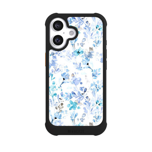 Apple iPhone 16 NIVOmax Spring Weeds Blue