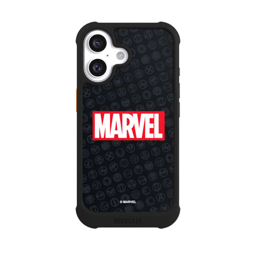 Apple iPhone 16 NIVOmax Marvel Logo Black Red