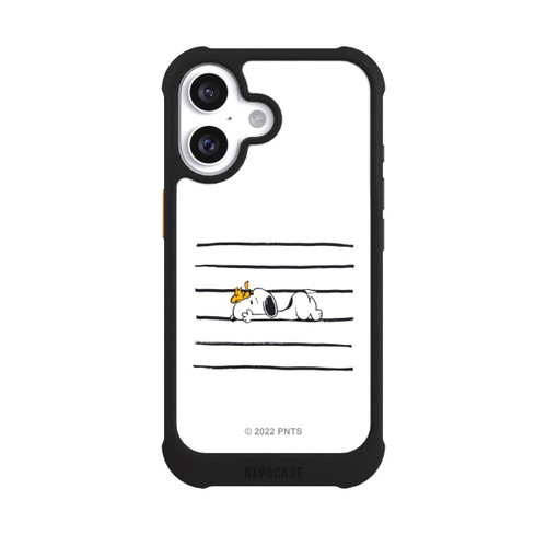 Apple iPhone 16 NIVOmax Snoopy Woodstock Streifen