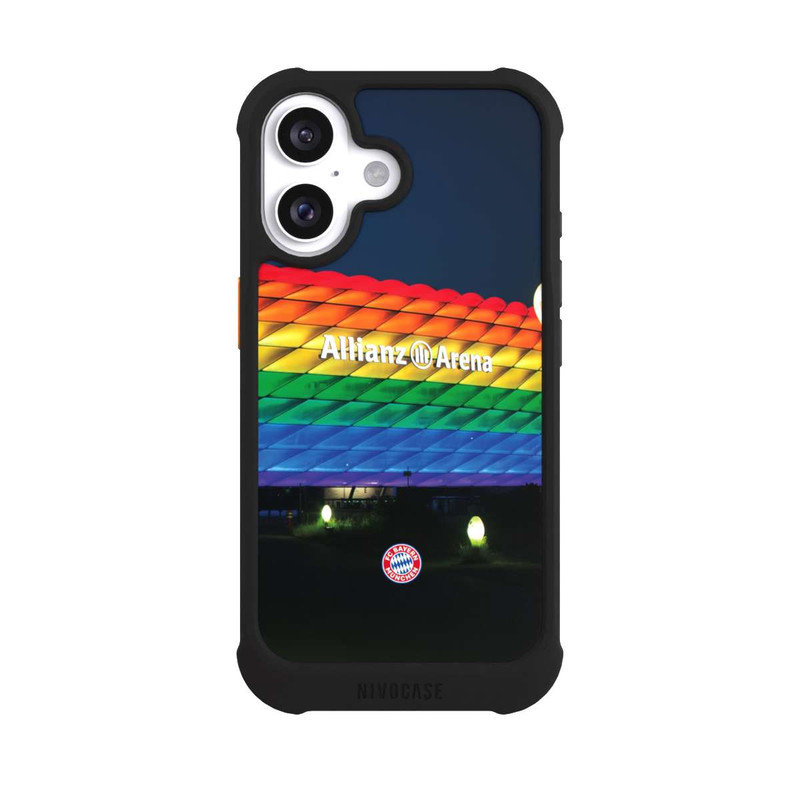 iPhone 16 NIVOmax Allianz Arena Regenbogen