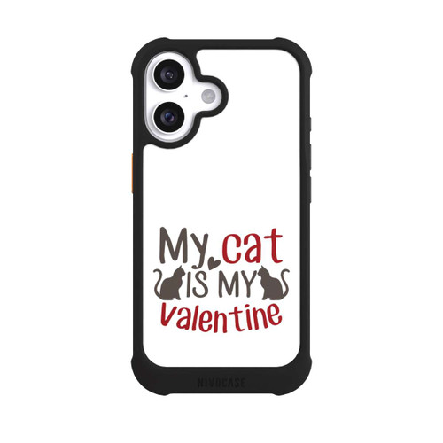 Apple iPhone 16 NIVOmax My Cat Is My Valentine White