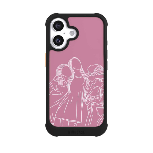Apple iPhone 16 NIVOmax Freundinnen Line Art
